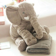 READYSTOCK ELEPHANT+BLANKET l anak patung gajah + selimut