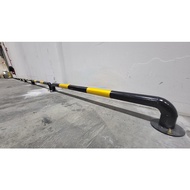 Rail Modurail, Modular Single Safety Railing 4' (1220mm L) X 0.4' (120mm H) X 1.6mm Thickness