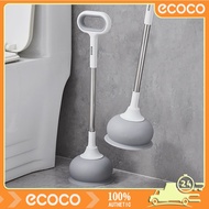 ECOCO Toilet Plunger Toilet Pump For Toilet Bowl Cleaner Drain Declogger stainless High Pressure