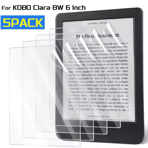 For KOBO Clara BW 6 Inch Screen Protector Clear PET Soft Anti-Scratch Protective Film Covers For KOB