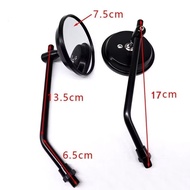 Under Handlebar Mirror With Handle {Size 22-25 Mm.}
