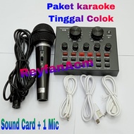 SoundCard V8 Mixer External Sound card V8 USB Audio Live Broadcast V8 sound effect secara live