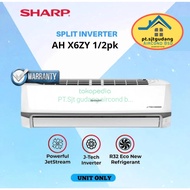 AC Sharp 1/2pk  AH X6ZY J-TECH INVERTER (Unit only)