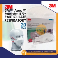 3M™ Aura™ Health Care Particulate Respirator and Surgical Mask, 1870+, N95 | Pelitup wajah