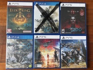 PS4 PS5 Games: Elden Ring, Diablo 4, Monster Hunter, FF7 rebirth, Nier Automata