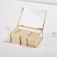 éclat 極致奢華金屬黃銅玻璃名片盒/名片架/名片座