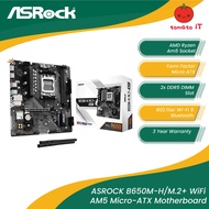 ASROCK B650M-H/M.2+ WiFi AM5 Micro-ATX Motherboard