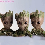 FRANCESCO Groot Flower Pot Multifunctional High Quality For Gift Pen Pot Tree Man Groot Model Toys