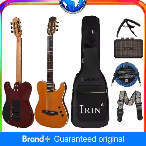 IRIN R4 Silent Guitar｜Bluetooth Smart Tech｜Solid Top｜4 FX System｜Stage Ready Acoustic-Electric