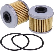 JZGRDN 2PCS Oil Filter 15412-MGS-D21 Compatible with Honda NC700X DCT, CTX700N DCT, CRF1000D, SXS100