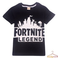Avaliable Kids Boys Summer T Shirts Casual Short Sleeve 6-13Years Game Fortnite Beauty