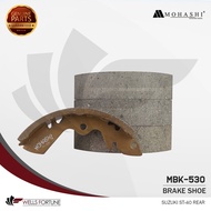 SUZUKI ST-40 REAR MOHASHI BRAKE SHOE MBK-530 (4PCS)