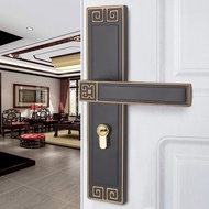 AFInterior Wooden Door Door Lock Bedroom Door Mute Bearing Handle Lock Chinese Style Door Handle European Style Set Lock