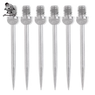 Amuzocity 6Pcs Harrows Darts Steel Tips Conversion Replacement  Thread Black/Silver