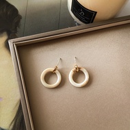 ѕɢ ѕᴇʟʟᴇʀ | ᴇѕѕᴇɴᴛɪᴀʟs - S925 Silver Needle Resin Hoop Round Earring Korean Earring Korean Fashion E