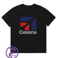 Cessna Aircraft Logo T-shirt Casual 100% Cotton