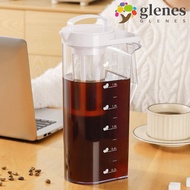 GLENES Cold Brew Coffee Pot, with Filter Large Capacity Cold Brew Coffee Maker, Drinkware Transparen