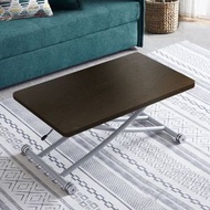 多功能升降茶機 餐桌多功能升降茶機 餐桌 咖色木紋 圓角-90*45 []