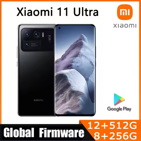 Smartphone 5G celulares Xiaomi 11 ultra Global firmware 12G 512G Snapdragon888 6.81inch 50MP 120W wi