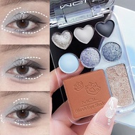 Mgl 8-color Heart Eyeshadow Palette Pearlescent & Matte Blush Eye Makeup Contouring Eyeshadow Q4p0