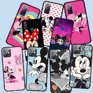 Samsung Galaxy A12 A10S A11 A10 A3S Soft Casing KB67 Mickey Anime Cartoon Minnie Mouse Cover Phone Case