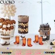 BACKSTR 10Pcs Western Cowboy Glasses, Plastic Transparent Mini Cowboy Boot Glasses,  1 Oz Shot Glass