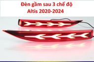 Đèn Led gầm sau Altis 2020 2021 2022 2023 2024 3 chế độ xi nhan chạy led cản sau Corolla Altis