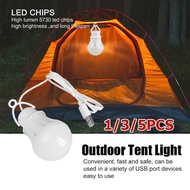 Mini USB LED Bulb White Light DC 5V 3W USB Outdoor Portable Tent Light for Daily Reading Camping Fis
