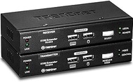 TRENDnet KVM Extension Kit, Extend Keyboard/Video/Mouse Controls, up to 100 Meters (328 ft.), Hot-Ke