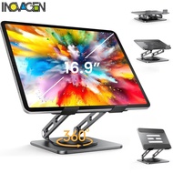 INOVAGEN Adjustable Big Size Tablet Stand,Heavy-Duty Base,360 Rotating Pad Stand,Portable Monitor Ho