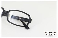 【My Eyes 瞳言瞳語】ABBA 消光黑色強硬派膠框眼鏡 輕盈好戴 頑固老爹個性 TR90材質 韓國製 (499)