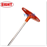 EIGHT T TYPE HEX KEY WRENCH / ALLEN HEX KEY PLASTIC HANDLE 2.5,3,4,5,6MM MEDE IN JAPAN