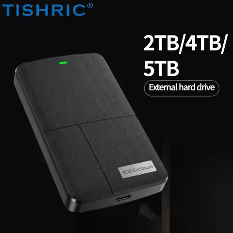 TISHRIC External Hard Drive 2.5 Portable HDD Hard Disk 5TB 4TB 2TB USB3.0 for Desktop PC Laptops Gam