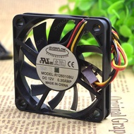 互換性があります EVERFLOW R126010BU 12V 0.35A 6010 6CM 3-Wire ファン