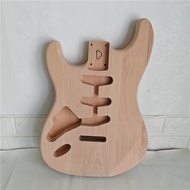 Left Handed 6 Strings Single Wave Electric Guitar Alder Body,3S Route No Paint For Stratocaster Styl