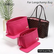 CAMELLI 1Pcs Insert Bag, Storage Bags Multi-Pocket Linner Bag, Durable Travel with Bottom Felt Bag Organizer for Longchamp Bag