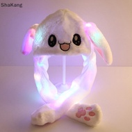 SKMY Glowing Bunny Ears Hat Rabbit Hat Moving Bunny Hat Plush Toys Gift SKK