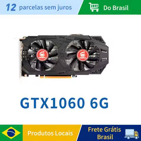 VEINEDA Graphics Card GTX 1060 6GB 192Bit 6pin GDDR5 GPU Video Card For nVIDIA Gefore Games Stronger