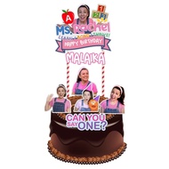 Ms Rachel cake topper