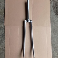 fork sepeda 27 balap roadbike fixie jadul crome chrome taiwan