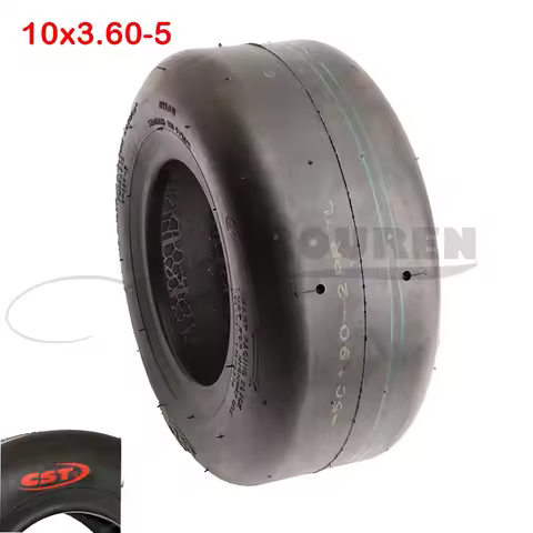 10x3.60-5 Tire CST Tubeless For 168 Go Kart 5 Inch Tyre Rear s Fit Drift Wheels Gokart TIRE Accessor