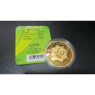 Ready Stock : Public Gold 10 DINAR (42.5g)  999.9 (24K) - non LBMA