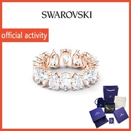 8Z Swarovski Ring STOCG Ring Crystal Crystal Ring Silver Ring Ring Ring Diamond Jewelry Ring Stackin