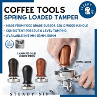 Steady Sip  Coffee Tamper Coffee Temper Spring Tamper 51mm/53mm Breville/ 58mm Espresso Tamper Set