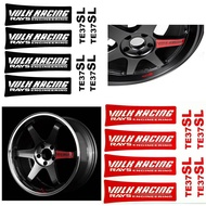 Wheel Sticker Car Waterproof Sunscreen RAYs VOLK Racing TE37SL Modified 57-63cm Suitable