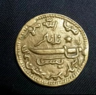koin gobog kuningan yasin motif pedang