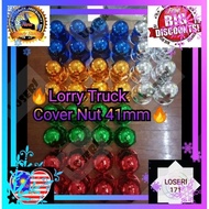 Loseri PREMIUM Lorry Truck Cover Nut 14mm-41mm  Tayar Nut Cover Lori Aksesori Nat Penutup Lori Penut
