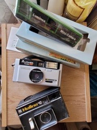 ＃ 110 格式，最新直送，fujica flash aw, , luminox 全新有盒，halina c2, 全正常，