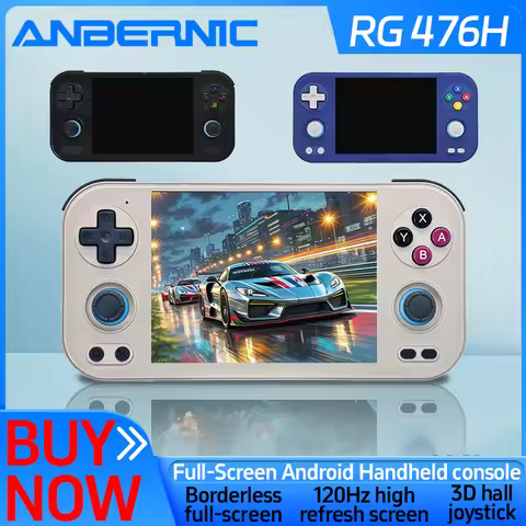 ANBERNIC RG 476H Android Handheld Game Console 4.7' HD Multi-touch Full Screen with Hall Triggers Wi