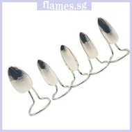 FL Trendy Metal Claw Cover Rings Set of 5 Stackable Gothic Fashion Accessories